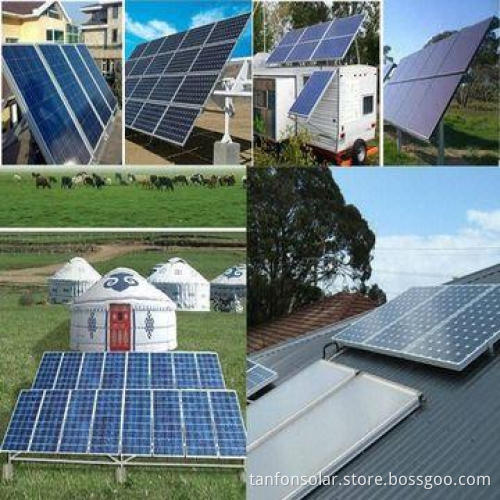 Solar panel system with 5000W power